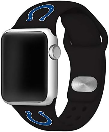 Time de jogo Indianapolis Colts Silicone Sport Watch Band compatível com Apple Watch