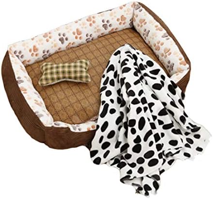 Cedro de cachorro Cushion respirável, sofá térmico não deslizante Poda de água resistente a água de algodão cães de cães e