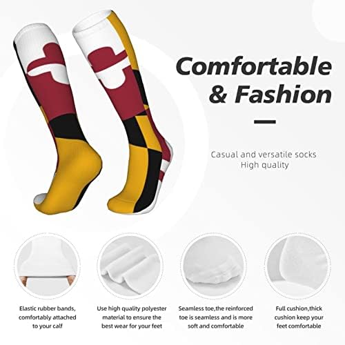 WonderMake Compression Dress Socks para homens e mulheres - Meias confortáveis ​​ricas em algodão - Melhores meias para correr