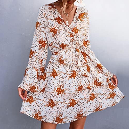 Mini vestido de vestido de vestido de vestido de vestido floral de mina de vestido de vestido de vestido de vestido comprido, de