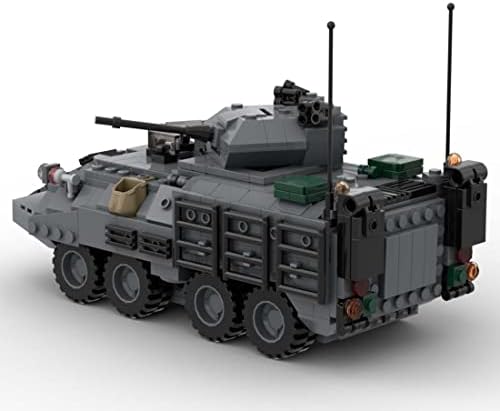 Lingxuinfo Militar Blindado IFV Bloco de construção de 529 peças, veículos militares veículos de infantaria blindados,