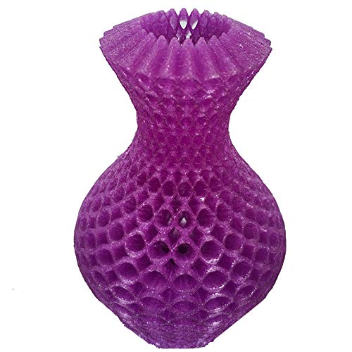 WYZWORKS PLA 1,75mm [Translúcido Púrpura] Premium Premium Termoplástico Ácido Polilático 3D Filamento da impressora - Precisão