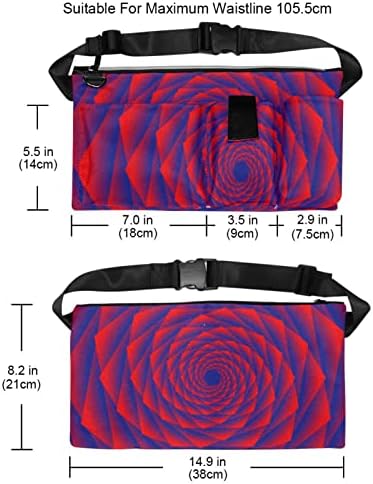 Bolsas de bolsa de bolsa de ferramentas vermelhas azul de rosa fractal