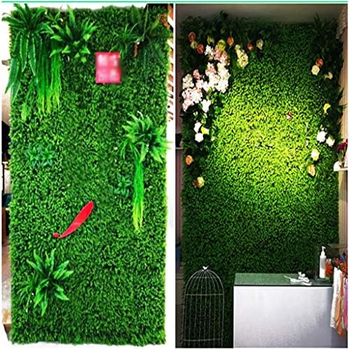Ynfngxu hedge artificial com imitação floral hedge verde fundo backma