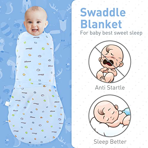 Knirose recém-nascido cobertor e saco de sono saco recém-nascido saco de dormir transição infantil swaddles seguros,
