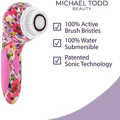 Michael Todd Beauty - Soniclear Elite - Sistema de escova de limpeza facial - Esfoliante de 6 velocidades de 6 velocidades