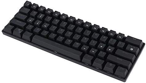 DK61E 61-Key RGB Mechanical Gaming Keyboard Wired New Type LED Backlit Teclado WV0