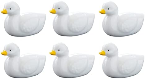 6 PCS Tipo decorativo de pato de pato racks