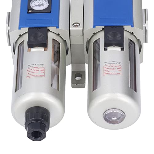 FTVogue Regulador de filtro de ar comprimido Combo Combo Aluminium ATER ATER ATER Separador 3 em 1 2 unidade Regulador de compressor