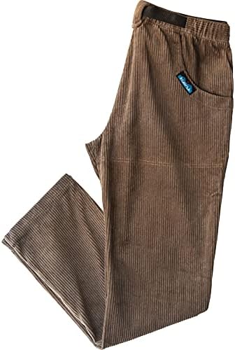 Calça de caminhada com veludo de veludo de veludo de Kavu Chilli Roy, cintura elástica de cinto embutido