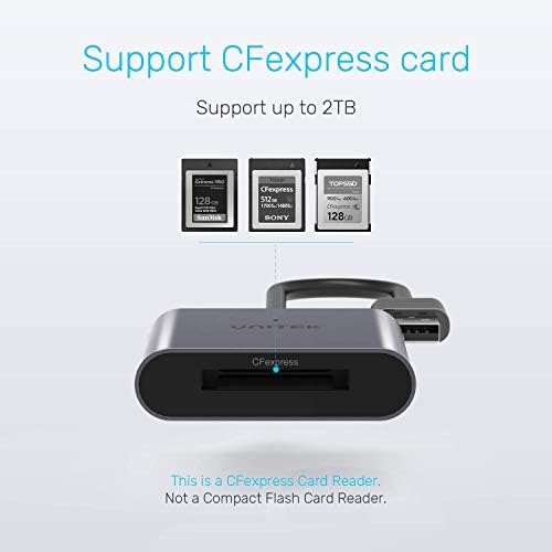 [Bundle] Unitek CFEXPRESS CARTER LEITOR E USB C TO CABO USB C