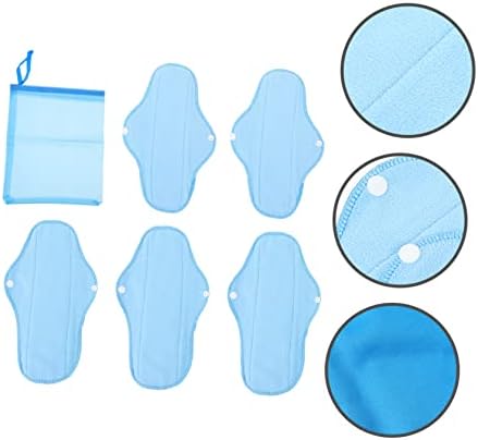Doitool 7 Conjuntos 6pcs usam almofadas polares incontinência de calcinha guardanapos de saúde para ajudantes Mulher pós -parto absorvente