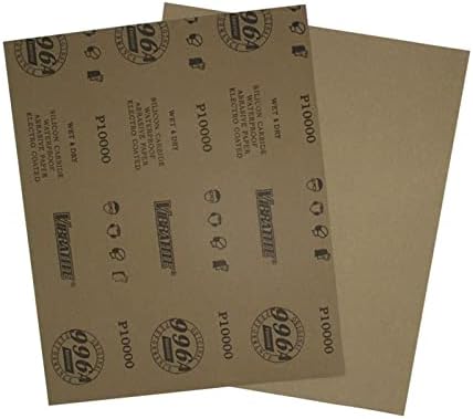 Lixa de polimento de metal de madeira folha de lixa de 9x11 polegadas de papel de lixamento seco e úmido Gaosha 2000-10000