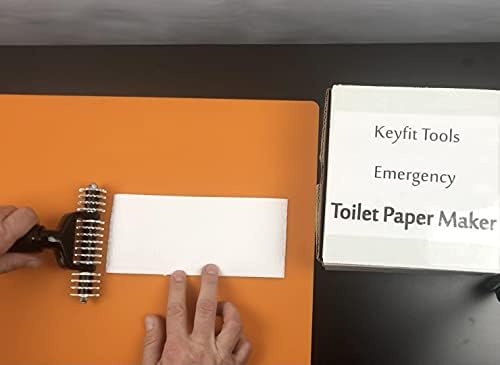Ferramentas Keyfit Ferramentas ETPM O fabricante de papel higiênico de emergência perfura papel simples ou impressão de notícias para uma forma utilizável de toalha de papel higiênico ou toalha de papel