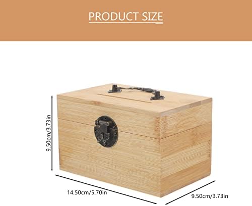 Caixa de madeira inacabada com tampa articulada com tampa de madeira sem pintura caixa de jóias de jóias de jóias pequenas de madeira