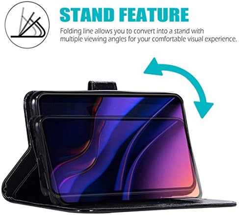 Caixa Zoeirc para Galaxy S10E, Caixa de carteira Samsung S10E, capa de capa de flip de couro de couro PU com slots de cartão