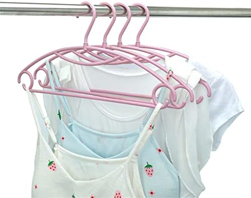 Cabide de casaco 10pcs Secando prateleiras 360 gancho giratório cabide de roupa rosa não deslizante para roupas para organizador de roupas Organizador