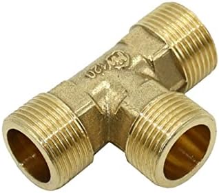 Connector de ajuste 1/2 3/4 BSP Conector de tee masculino em forma de t-brass em forma de brasão em forma de tumente de bronze conector para uso de água 1 peça
