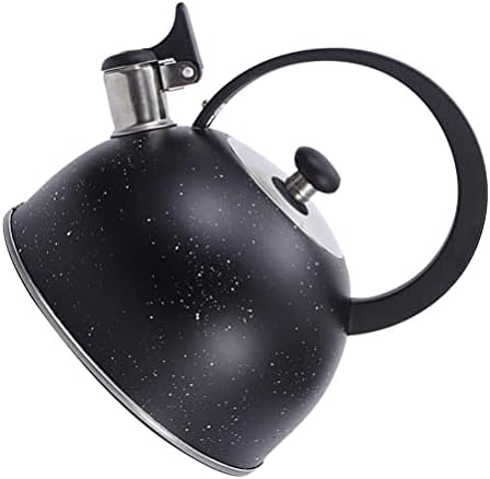 Luxshiny Whistling Tea Kettle Kettle Stoneless fogão de aço superior Pots de chá de assobio