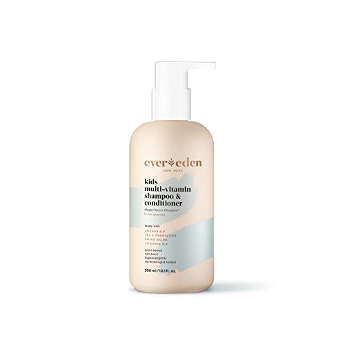 Evereden Kids Shampoo e Condicionador 2 em 1: Pomelo fresco, 10,1 fl oz. | Cuidados com a pele de crianças naturais e baseadas