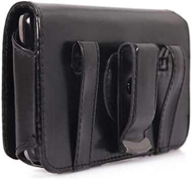 Caixa Corrente Corrente O coldre giratório de couro da bolsa de capa Carry Carry Compatible com HTC Desire 600 -