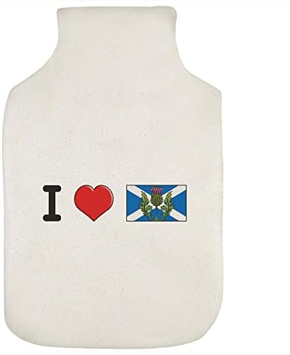 Azeeda 'eu amo a capa da garrafa de água quente da Escócia