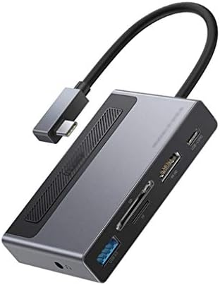 Twdyc USB tipo C Hub para 4K HD TF SD Reader CLIP RETRÁVEL CLIP USB C 3.0 ADAPTOR DA ESTAÇÃO