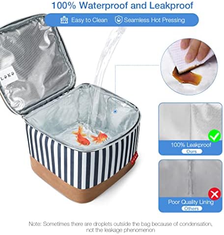 Bolsa de garrafa de bebê de lekebaby com pacote de gelo se encaixa em 4 mamadeiras de bebê, bolsa de leite materno para a creche mamãe