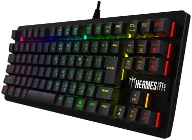 Gamdias Hermes S1S-JP S1 Silver Exis 91 Keys, teclado de layout japonês, RGB