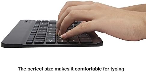 Teclado de onda de caixa compatível com o teclado Blu G91 Max - Slimkeys Bluetooth, teclado portátil com comandos integrados