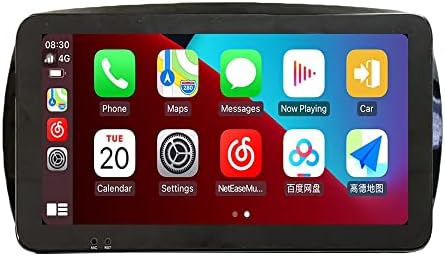 WOSTOKE 10.33 QLED/IPS 1600X720 Creca de toque CarPlay & Android Auto Android Autoradio Navigação de carro Estéreo Multimedia