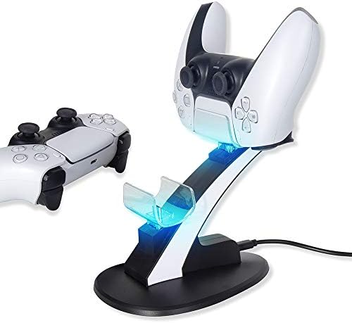 PS5 Gamepad Charging Dock PS5 Dual USB Handle Charging Fast Dock Station Stand Charger para Play PS5 Game Controller Joypad