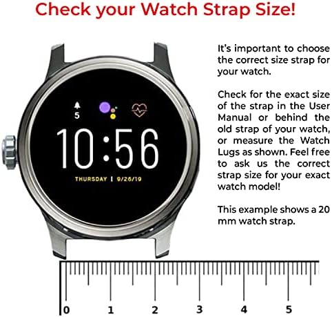 Uma faixa de relógio de relógio rápido de release rápido Echelon Compatível com malha de malha de aço de aço compatível