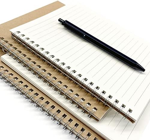 6 Pack College governou notebook, caderno em espiral de capa amarela macia, caderno de desenho de notas de memorando, diário