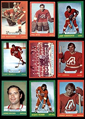 1973-74 O-PEE-Chee Calgary Flames Set Set Flames Calgary Ex Flames