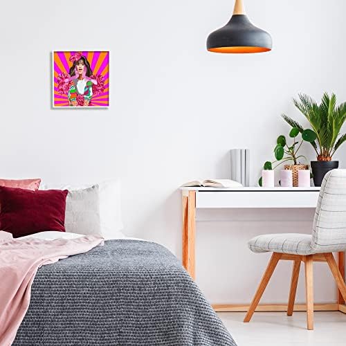Stuell Industries Bold Pink Orange Stripes Camilla Fashion Fort, Design de Lynda Rakos