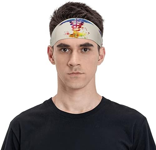 Trabalho unissex Pulseiras de Watercolor Art médico médico enfermeiro Multifuncional Esportes Sweats Desempenho masculino Bandada de cabeça