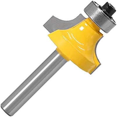 Cortador de moagem de superfície 1 pedaço de cortador de moagem de filé de haste 6 mm com cortador de moagem de rolamento para
