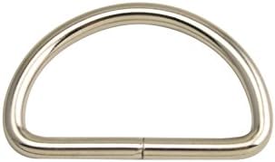 Wuuycoky 1,5 diâmetro interno d anéis fivelas D-ring não soldada para correia de cor opcional