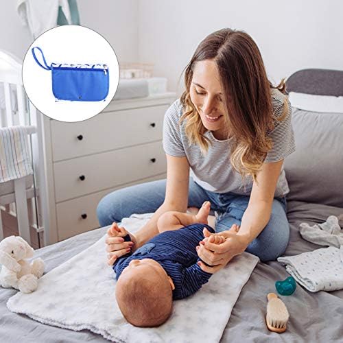 KISANGEL 2PCS Mudança portátil para bebês para armazenamento Mãe troca de bolsas Bolsa Bolsa Caso Caso de fralda de urinol de