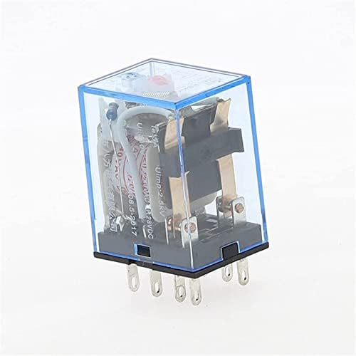 Relé AGOUNOD 10PCS/LOT POWER RELAY MY2NJ 110V Relé miniatura da bobina AC DPDT 2NO 2NC 8 pinos 5a 240vac my2n-j hh52p