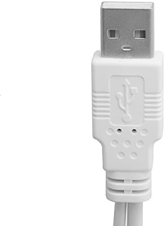Cy USB 3.1 tipo C USB-C para dupla um cabo de alimentação extra masculina y cabo y para celular e disco rígido 60cm branco