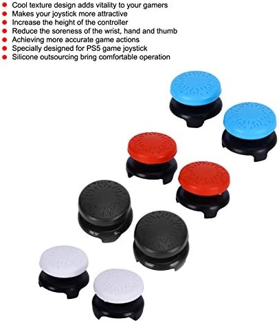 Lazmin112 2pcs Thumbstick Soft Silicone Grip Stick Stick Joystick Controller Gamepad Capt, controladores sem fio Silicone Analog