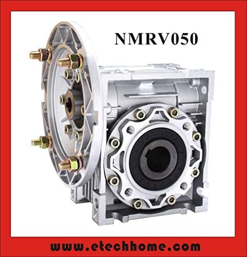 Davitu DC Motor - Redutor de worm NMRV050 11mm 14mm 19mm Eixo de entrada 5: 1 - 100: 1 Ralação de transmissão RV50 Caixa de engrenagem