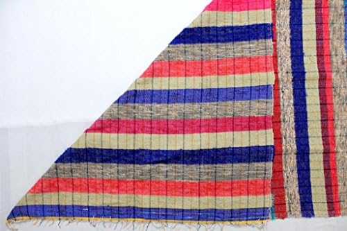Tapetes de área de área de chindi feita à mão tapetes retangulares Durrie Durrie reciclado Bohemian Beach Yoga Mat Indian
