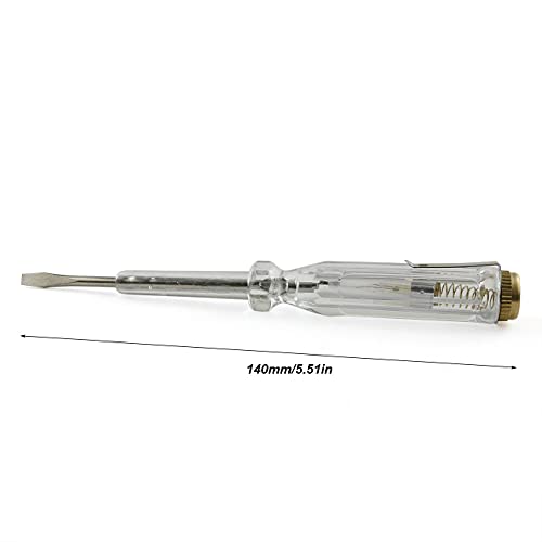 Chave de fenda eletrônica excelente 2pcs 100-500V Flathead Electric Pen Circuiter Pen 3mm