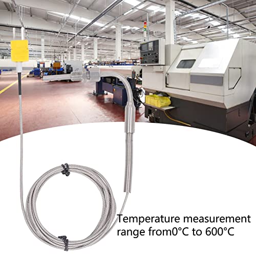 Termopar, termopar temperatura 2 m Sensitive Curved Head para medição