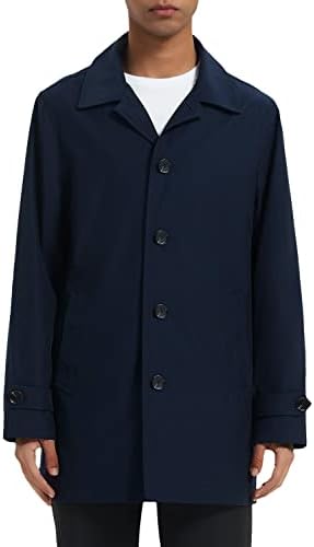 Orolay Men's Trench Coat Outwear com bolsos casuais clássicos de lapela