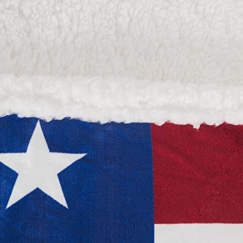 Maylian Us Flag Print Sherpa Throw Blanket - Microfibra leve para sofá e cama - Ótimo presente para homens veteranos homens homens orgulhosos da casa americana