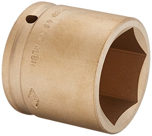 Ferramentas de segurança da Ampco I-3/4D46mm Socket, Impact, Non Sparking, não magnético, resistente à corrosão, unidade de